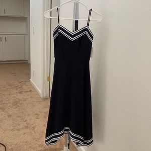 Ted Baker Nautical Navy Midi Dress